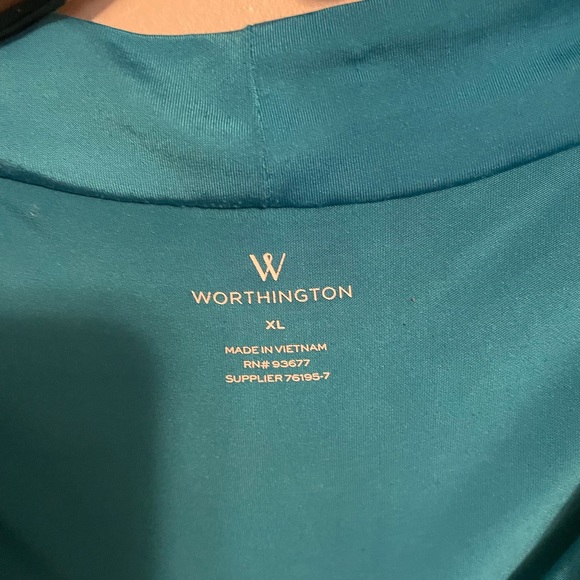 Worthington Scoop Neck Sleeveless Blouse - Picture 2 of 2